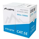 <span>Мрежов кабел</span> Lanberg LAN cable FTP CAT.5E 305m stranded CCA <span class='catalog-num-in-name'>LCF5-11CC-0305-S</span> - 