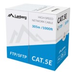 <span>Мрежов кабел</span> Lanberg LAN cable FTP CAT.5E 305m solid CCA <span class='catalog-num-in-name'>LCF5-10CC-0305-S</span> - 