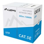 <span>Мрежов кабел</span> Lanberg LAN cable UTP CAT.5E 305m solid CCA <span class='catalog-num-in-name'>LCU5-10CC-0305-S</span> - 