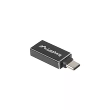  Lanberg adapter USB type-c 3.1 (m) -> USB type-A (f) 146105 AD-UC-UA-02 на топ цена - PIC.bg