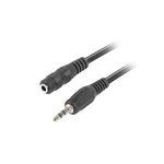 <span>Аудио кабел</span> Lanberg cable stereo mini jack (M) -> mini jack (F) 5m <span class='catalog-num-in-name'>CA-MJFJ-10CC-0050-BK</span> - 