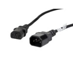 <span>Кабел</span> Lanberg extension power supply cable IEC 320 C13 -> C14 1.8m VDE <span class='catalog-num-in-name'>CA-C13E-11CC-0018-BK</span> - 