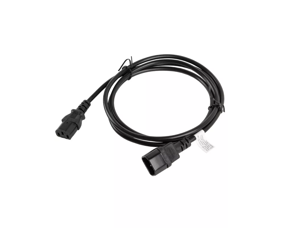 Кабел Lanberg extension power supply cable IEC 320 C13 -> C14 1.8m VDE 2