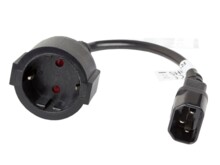  Lanberg extension power supply cable IEC 320 C14 -> Schuko (F) 20cm 146117 CA-C14E-10CC-0018-BK на топ цена - PIC.bg