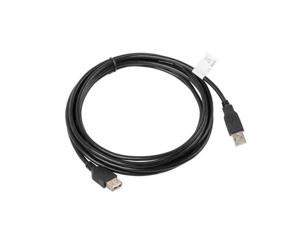 Кабел Lanberg extension cable USB 2.0 AM-AF 2.0 2
