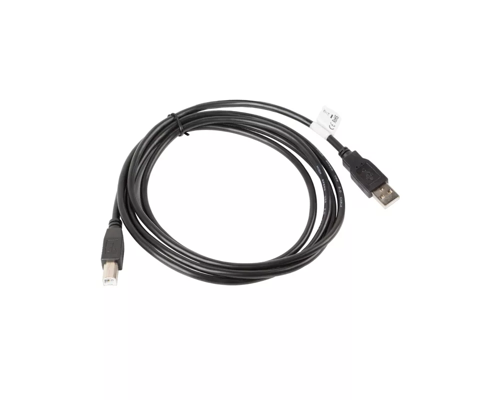 Кабел Lanberg USB-A (M) -> USB-B (M) 2.0 cable 1.8m 2