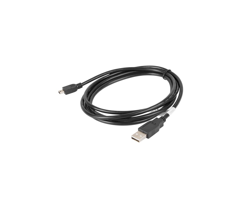 Кабел Lanberg USB MINI-B(M) ->  USB-A (M) 2.0 cable 1.8m 2
