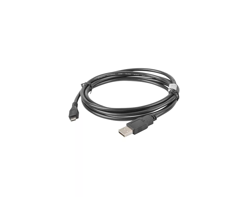 Кабел Lanberg USB MICRO-B (M)  ->  USB-A (M) 2.0 cable 2