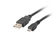  Lanberg USB MICRO-B (M)  ->  USB-A (M) 2.0 cable 146130 CA-USBM-10CC-0010-BK на топ цена - PIC.bg