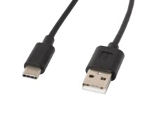 Lanberg USB-C(M) ->  USB-A (M) 2.0 cable 1.8m 146131 CA-USBO-10CC-0018-BK на топ цена - PIC.bg