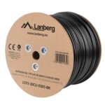 <span>Мрежов кабел</span> Lanberg outdoor LAN cable gel-filled FTP CAT.5E 305m solid CU <span class='catalog-num-in-name'>LCF5-30CU-0305-BK</span> - 