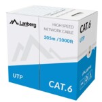 <span>Мрежов кабел</span> Lanberg LAN cable UTP CAT.6 305m solid CCA <span class='catalog-num-in-name'>LCU6-10CC-0305-S</span> - 
