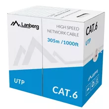  Lanberg LAN cable UTP CAT.6 305m solid CCA 146590 LCU6-10CC-0305-S на топ цена - PIC.bg