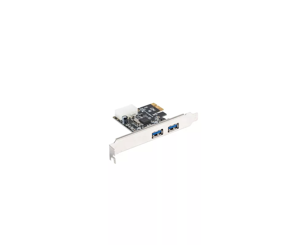 Мрежова карта Lanberg extension card PCI-express -> 2 x USB 3.1 gen 1 + low profile bracket 2