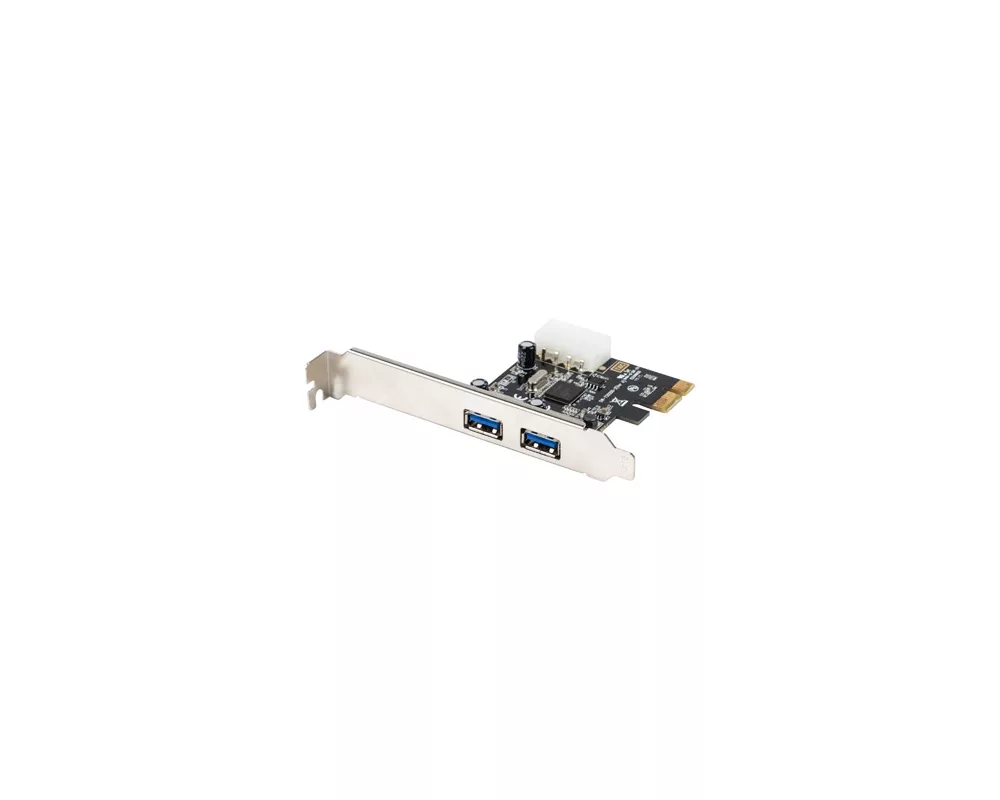 Мрежова карта Lanberg extension card PCI-express -> 2 x USB 3.1 gen 1 + low profile bracket 3