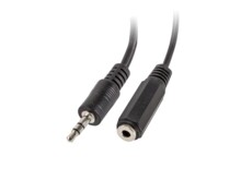  Lanberg adapter jack stereo (M) -> jack stereo (F) X2 10cm 146599 AD-0024-BK на топ цена - PIC.bg