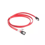 Кабел Lanberg SATA DATA III (6GB/S) F/F cable 100cm metal clips 2