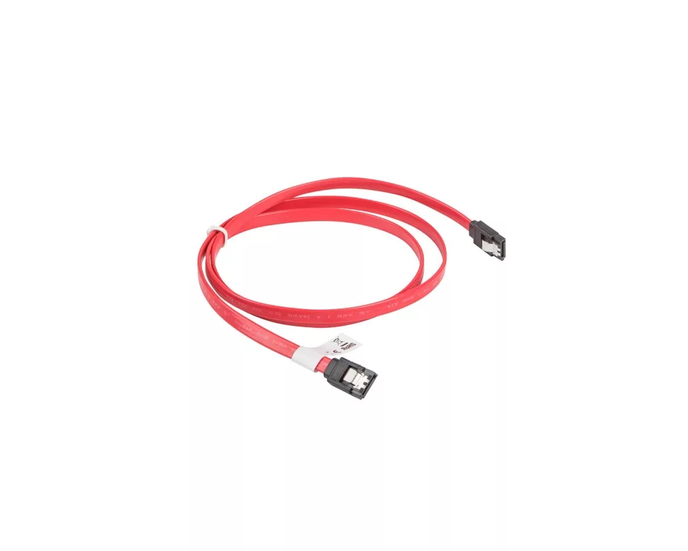 Кабел Lanberg SATA DATA III (6GB/S) F/F cable 100cm metal clips 2