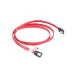 <span>Кабел</span> Lanberg SATA DATA III (6GB/S) F/F cable 100cm metal clips <span class='catalog-num-in-name'>CA-SASA-11CU-0100-R</span> - 