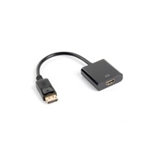  Lanberg adapter display port (m) -> HDMI (f) 146642 AD-0009-BK на топ цена - PIC.bg