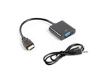 <span>Адаптери</span> Lanberg adapter HDMI-A (m) -> VGA (f) + minijack 3.5mm (f) <span class='catalog-num-in-name'>AD-0017-BK</span> - 