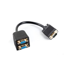  Lanberg adapter VGA -> VGAx2 146653 AD-0020-BK на топ цена - PIC.bg