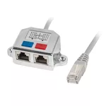 Мрежова карта Lanberg adapter LAN splitter RJ45 -> 2x RJ45 ftpad-0026-s 2