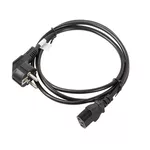 Кабел Lanberg CEE 7/7 -> IEC 320 C13 power cord 1.8m VDE 2