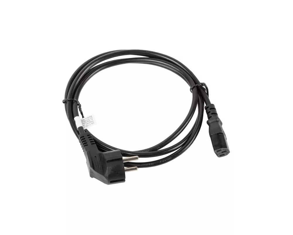 Кабел Lanberg CEE 7/7 -> IEC 320 C13 power cord 1.8m VDE 3