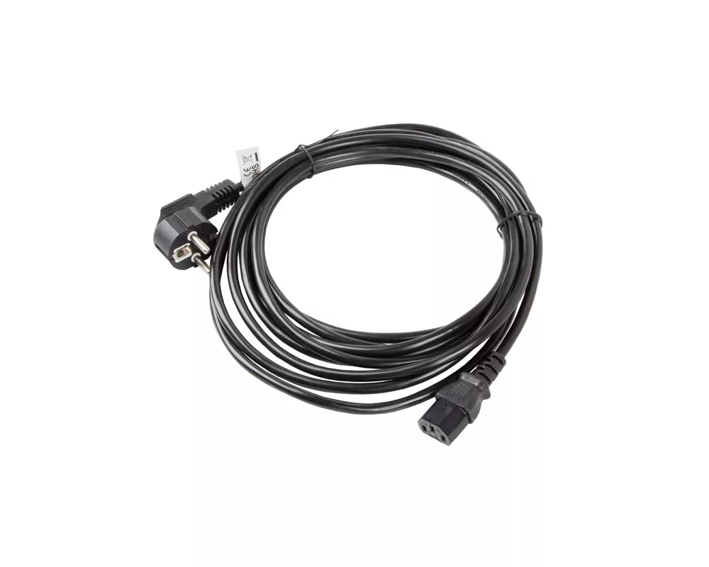Кабел Lanberg CEE 7/7 -> IEC 320 C13 power cord 5m VDE 2