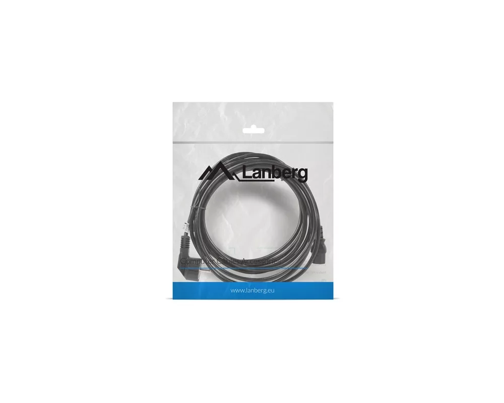 Кабел Lanberg CEE 7/7 -> IEC 320 C13 power cord 5m VDE 4