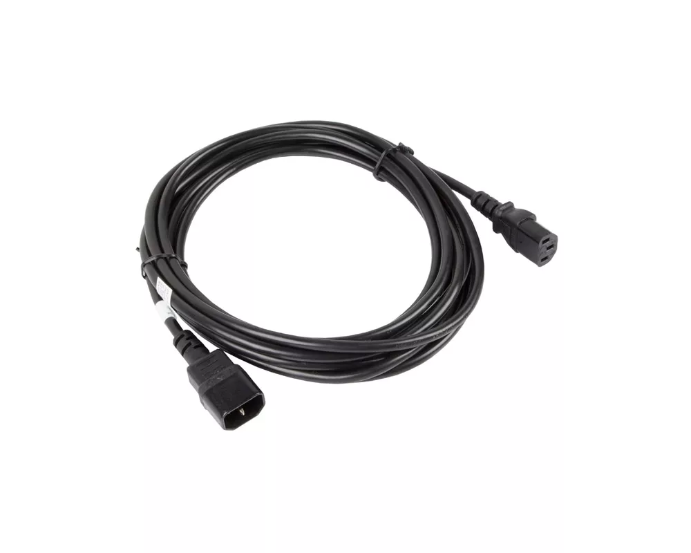 Кабел Lanberg extension power supply cable IEC 320 C13 -> C14 5m VDE 2