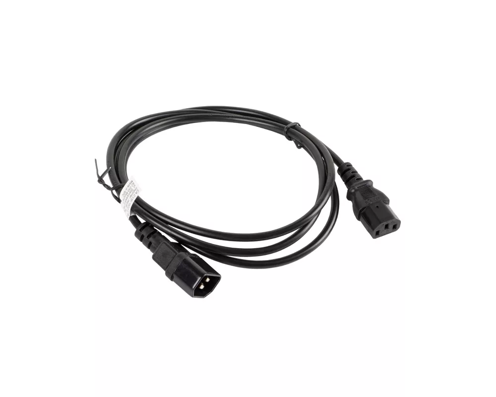 Кабел Lanberg extension power supply cable IEC 320 C13 ->  C14 1.8m 2