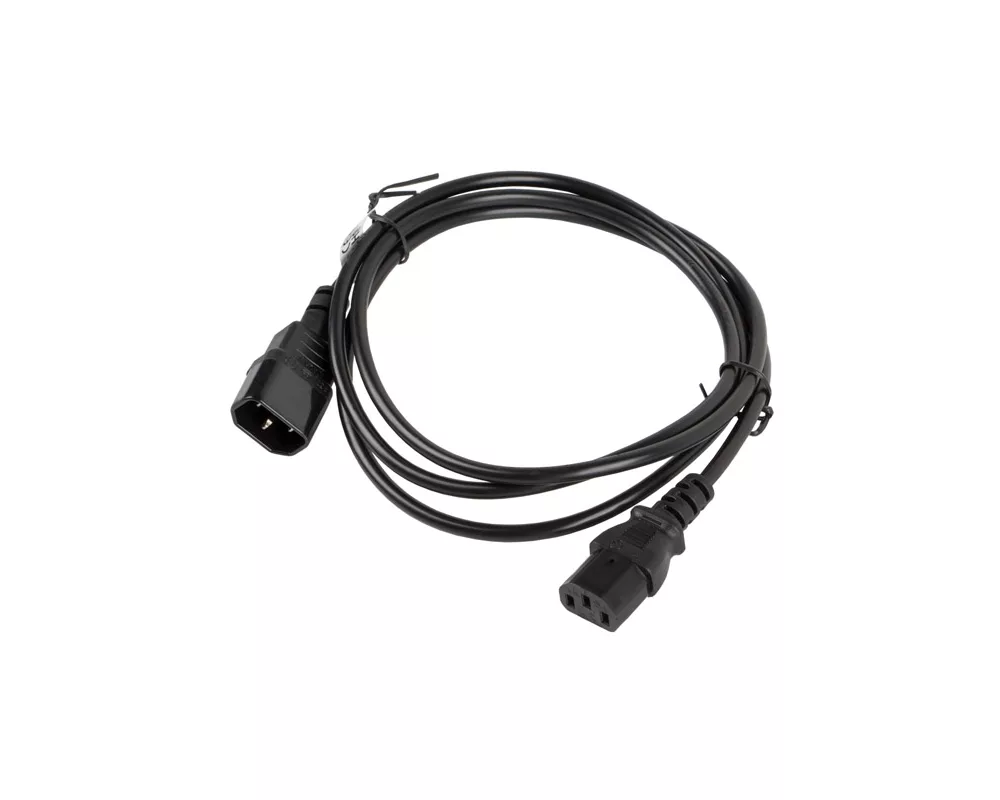 Кабел Lanberg extension power supply cable IEC 320 C13 ->  C14 1.8m 3