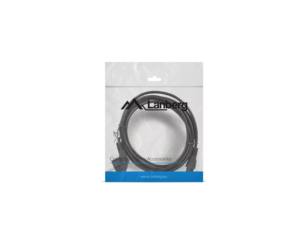 Кабел Lanberg CEE 7/7 (MICKEY) -> IEC 320 C5 power cord 3m VDE 4
