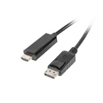 Кабел Lanberg display port (M) V1.1 -> HDMI (M) cable 1m 2