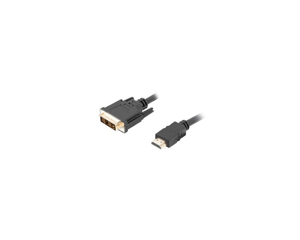 Кабел Lanberg HDMI (M) -> DVI-D(M)(18+1) cable 5m 2