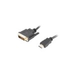 <span>Кабел</span> Lanberg HDMI (M) -> DVI-D (M) (24+1) cable 3m <span class='catalog-num-in-name'>CA-HDDV-20CU-0030-BK</span> - 