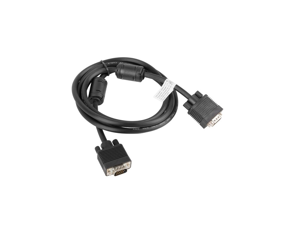 Кабел Lanberg VGA M/M cable 1.8m dual-shielded 2