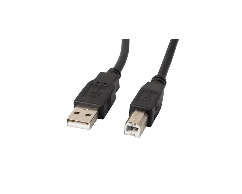 Кабел Lanberg USB-A (M) -> USB-B (M) 2.0 cable 3m 2