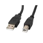 <span>Кабел</span> Lanberg USB-A (M) -> USB-B (M) 2.0 cable 1.8m <span class='catalog-num-in-name'>CA-USBA-11CC-0018-BK</span> - 