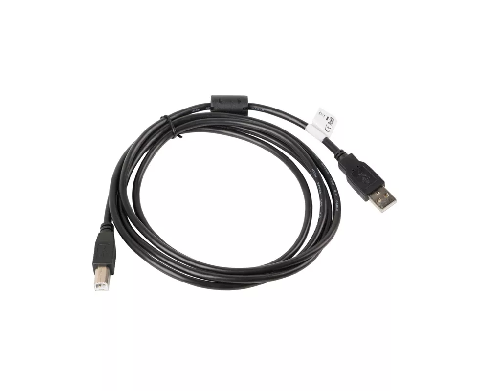 Кабел Lanberg USB-A (M) -> USB-B (M) 2.0 cable 1.8m 2