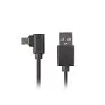 <span>Кабел</span> Lanberg USB MICRO-B (M)  ->  USB-A (M) 2.0 cable 1.8m angled left/right micro easy-USB <span class='catalog-num-in-name'>CA-USBM-13CC-0018-BK</span> - 