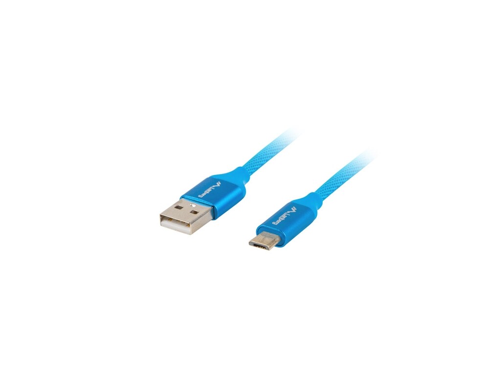 Кабел Lanberg USB MICRO-B (M)  ->  USB-A (M) 2.0 cable 0.5m 2
