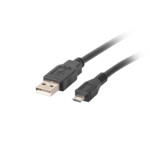 <span>Кабел</span> Lanberg USB MICRO-B (M)  ->  USB-A (M) 2.0 cable <span class='catalog-num-in-name'>CA-USBM-10CC-0030-BK</span> - 