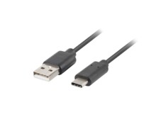  Lanberg USB-C(M) ->  USB-A (M) 2.0 cable 0.5m 146797 CA-USBO-10CU-0005-BK на топ цена - PIC.bg