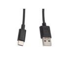 <span>Кабел</span> Lanberg USB-C(M) ->  USB-A (M) 2.0 cable 1m <span class='catalog-num-in-name'>CA-USBO-10CC-0010-BK</span> - 