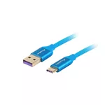 <span>Кабел</span> Lanberg USB-C(M) ->  USB-A (M) 2.0 cable 0.5m <span class='catalog-num-in-name'>CA-USBO-21CU-0005-BL</span> - 