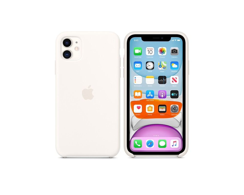 Калъф Apple iPhone 11 Silicone Case - White 8