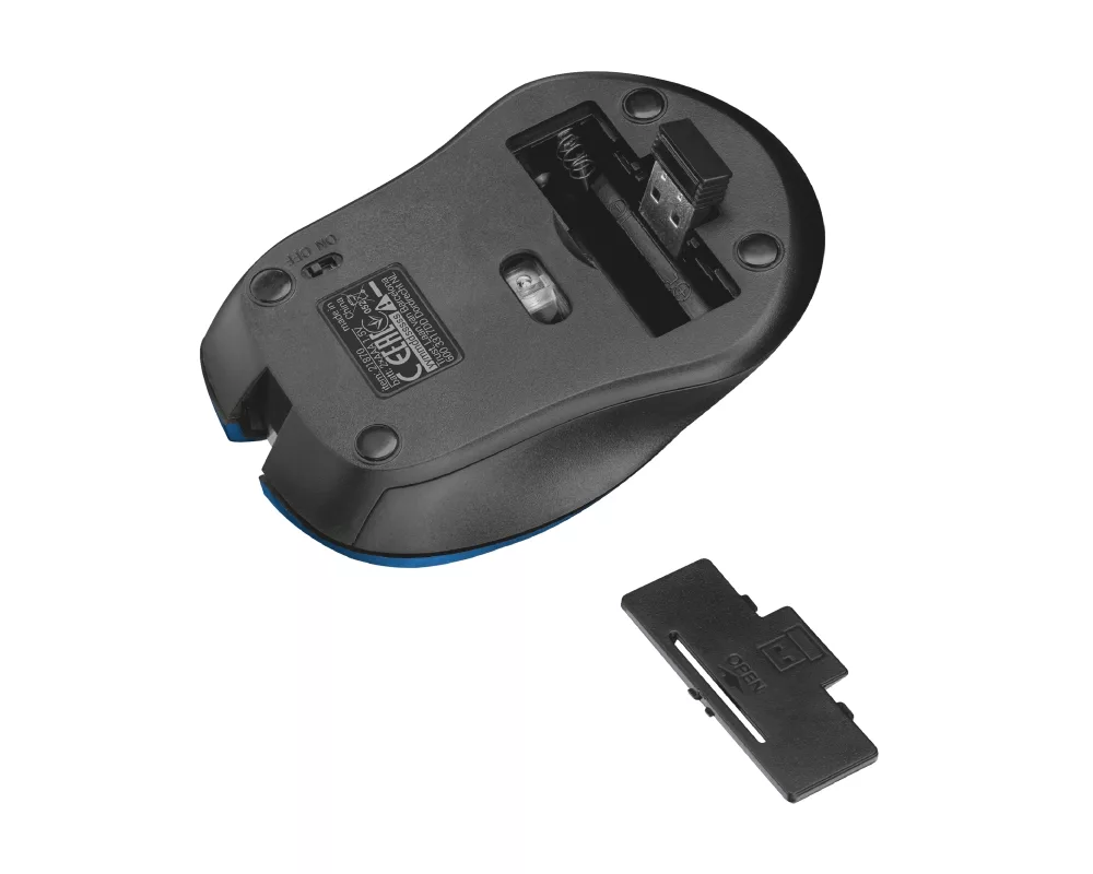 Мишка TRUST Mydo Silent Wireless Mouse BLU 5